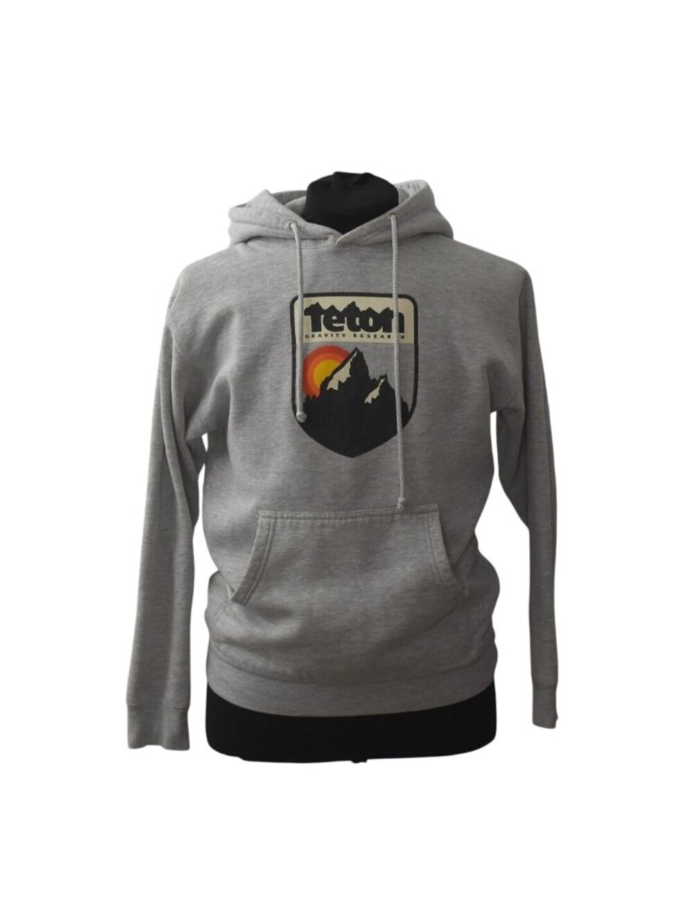 Teton Gravity Research Hoodie Gray Logo Design Small - Picture 2 of 10